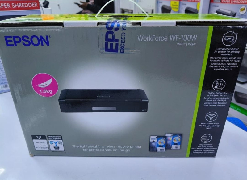 Epson WorkForce wf-100W (portable A4 printer)